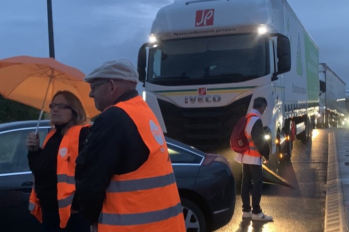 France: 20 industrial sites blocked as striking truckers slow traffic