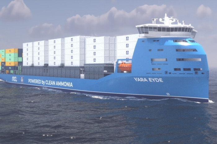 World’s first ammonia-powered container ship to sail between Germany and Norway in 2026