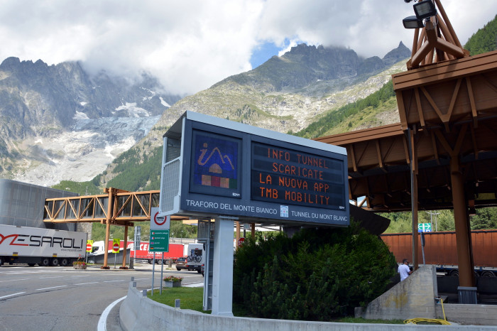 Night-time closures to begin at Mont Blanc tunnel from tonight