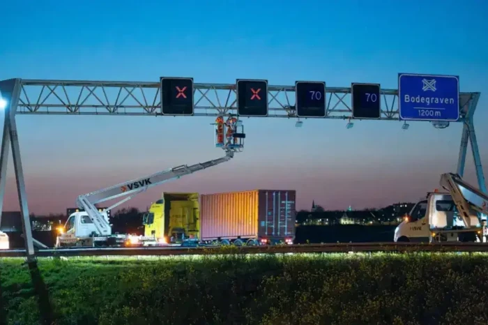 Benelux country tests toll collection control system